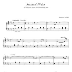 Autumn's Waltz Sheet Music
