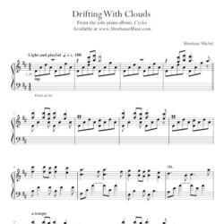 Drifting with Clouds Sheet Music